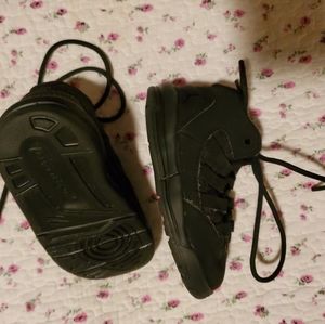 Black Air Jordans Sneakers.